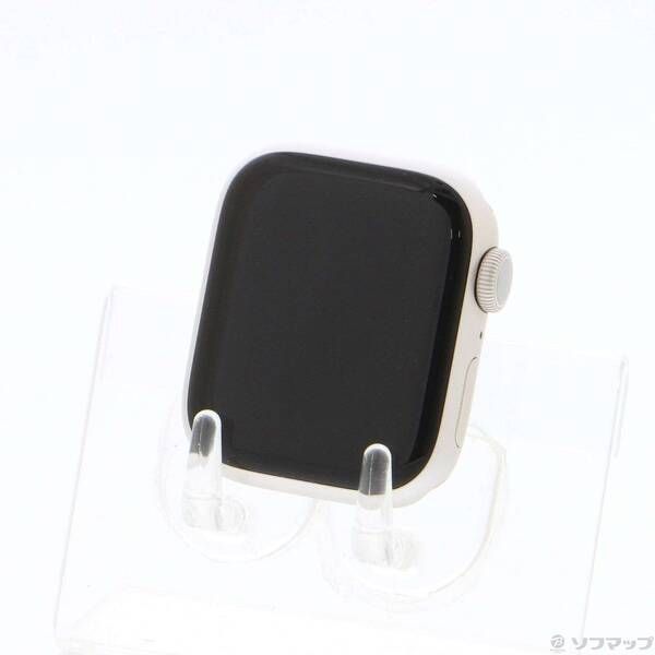 〔 品〕 Apple Watch Series 8 GPS 41 mm スターライトアルミニウムケース バンド無し 198