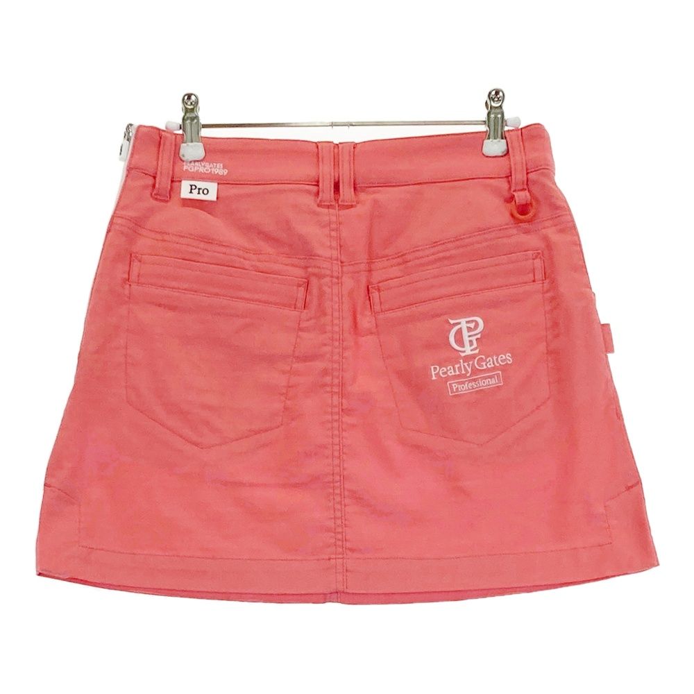 サイズ 1 PEARLY GATES パーリーゲイツ 2025年 PRO ストレッチスカート 総柄 ピンク系 ゴルフウェア レディース ストスト