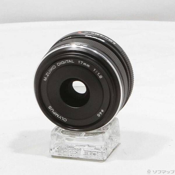 〔 品〕 M ZUIKO DIGITAL 17 mm F 1 8 ブラック μ4 3 348