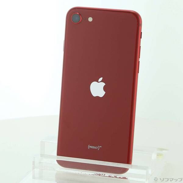 中古品〕 iPhone SE 第3世代 64GB プロダクトレッド MMYE3J／A SIM