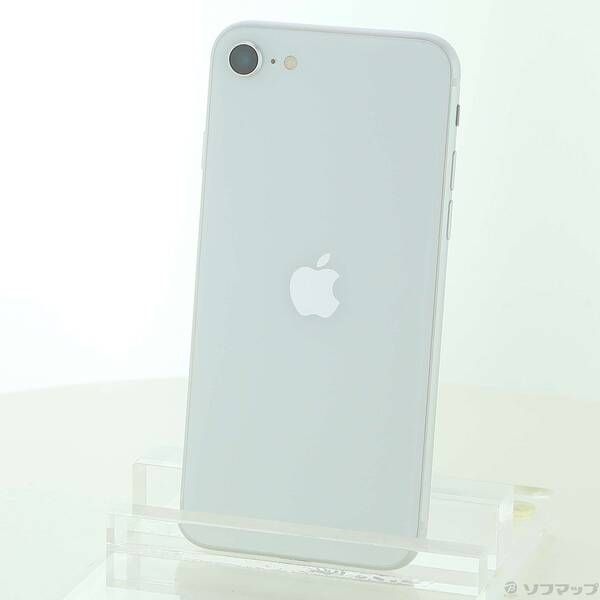 中古品〕 iPhone SE 第2世代 128GB ホワイト MXD12J／A SIMフリー【198
