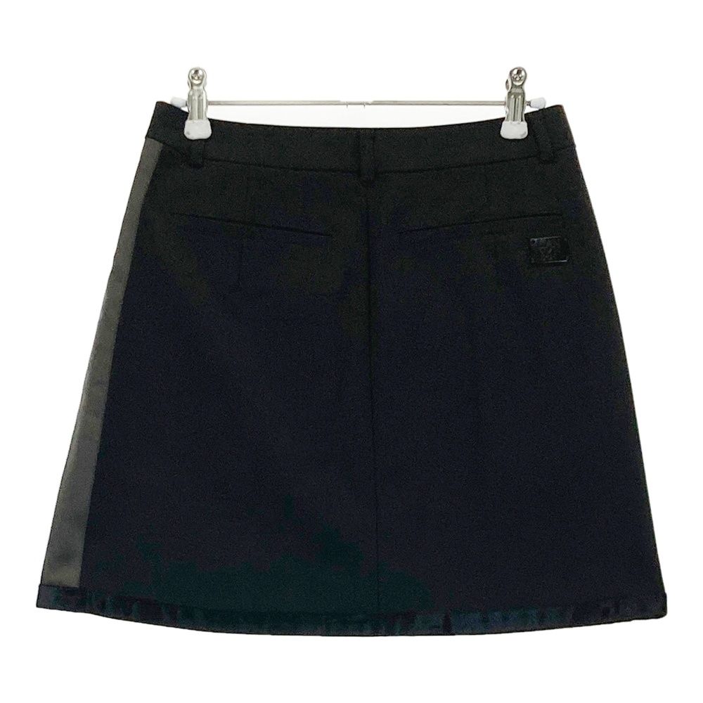 ランバン　スポール ゴルフスカート 36 ブラック　ジッパー　ゴルフウェア サイズ：36 LANVIN SPORT ランバン スポール 2023年モデル ラップ