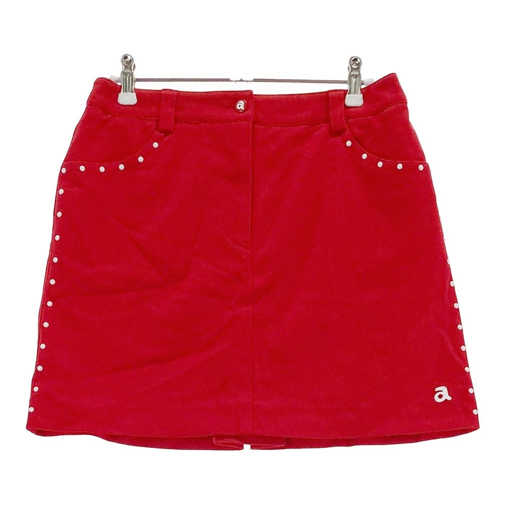 サイズ 40 ARCHIVIO アルチビオ 裏地付 ストレッチスカート レッド系 240101586241 ゴルフウェア レディース ストスト