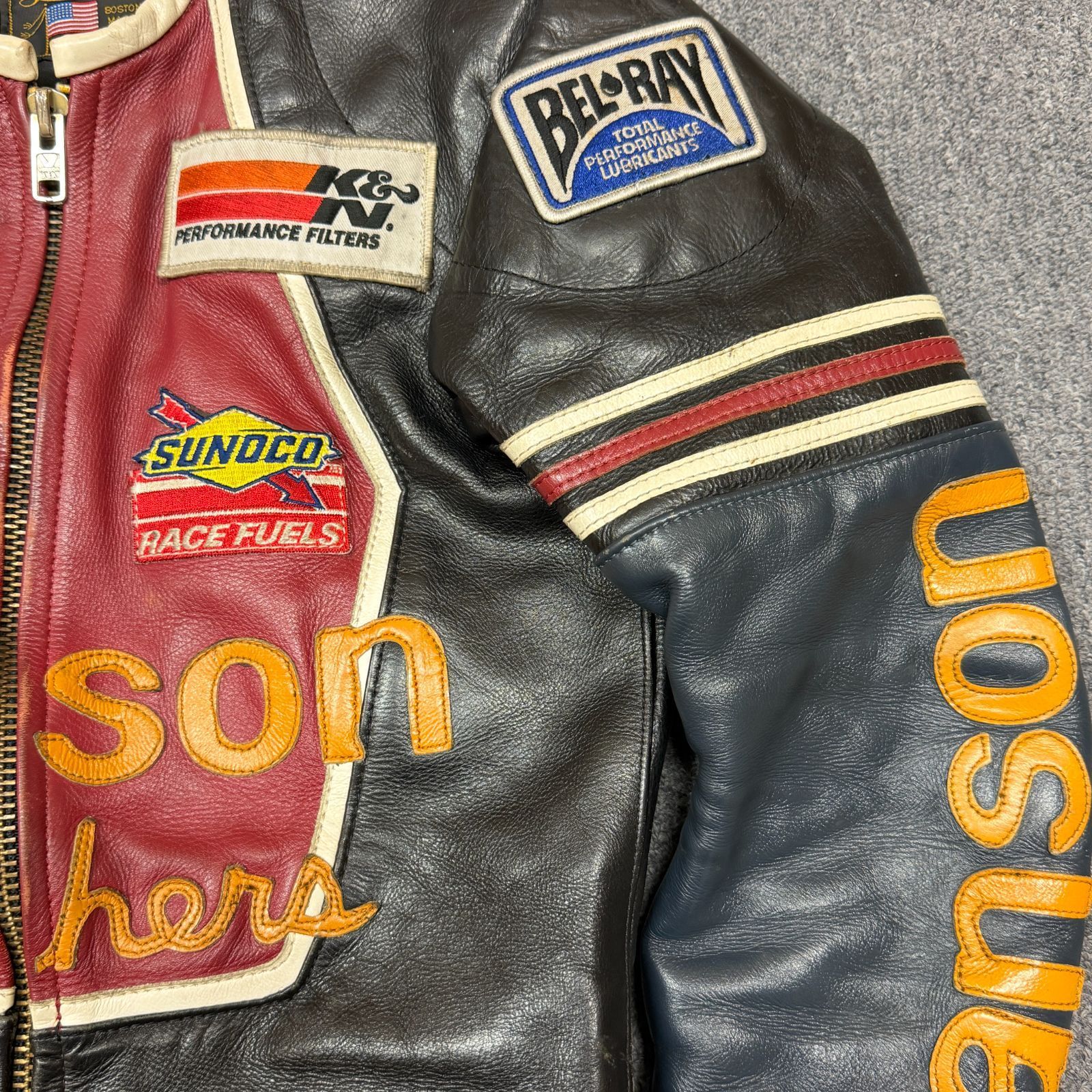 VANSON ワンスターレザージャケット シングルライダース 革ジャン