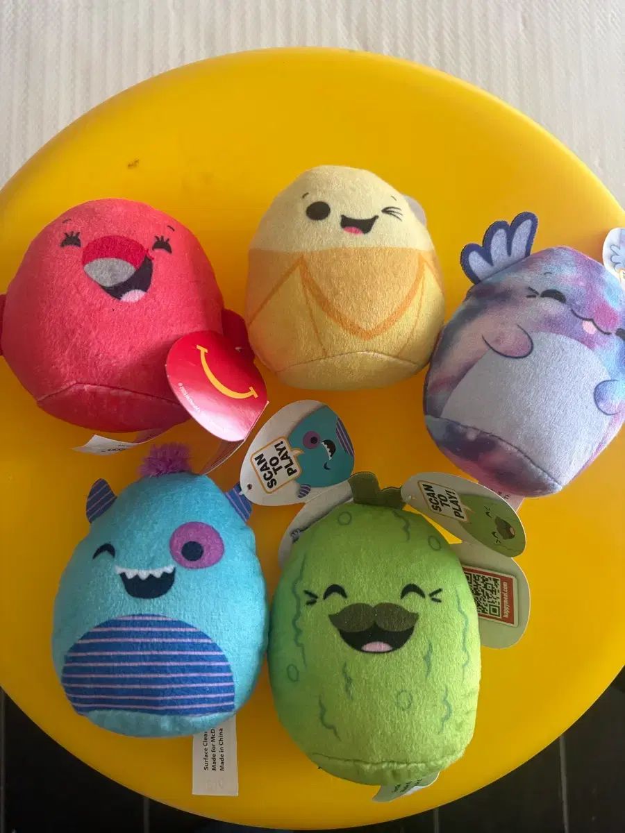 マクドナルド ハッピーセット スクイーズ フルーツメロウ 5種