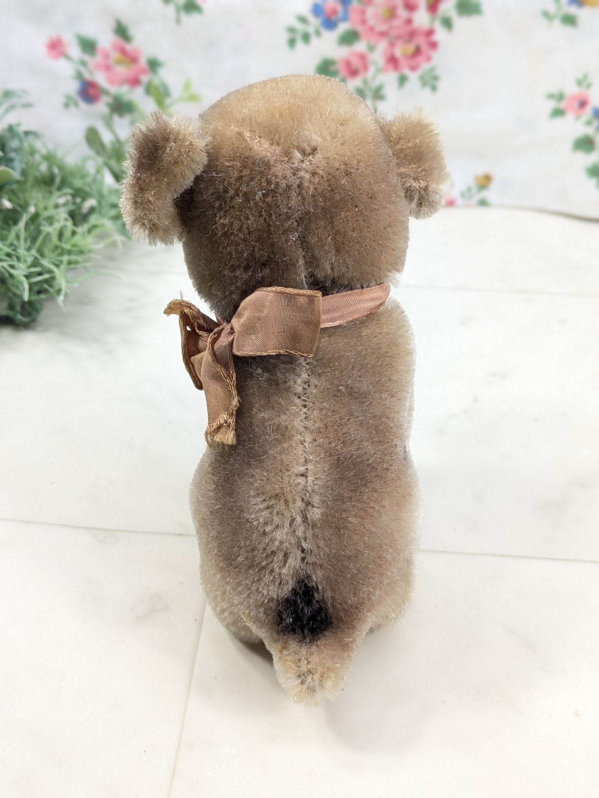 ドイツ シュタイフ社 ヴィンテージ モプシードッグ オリジナルタグ