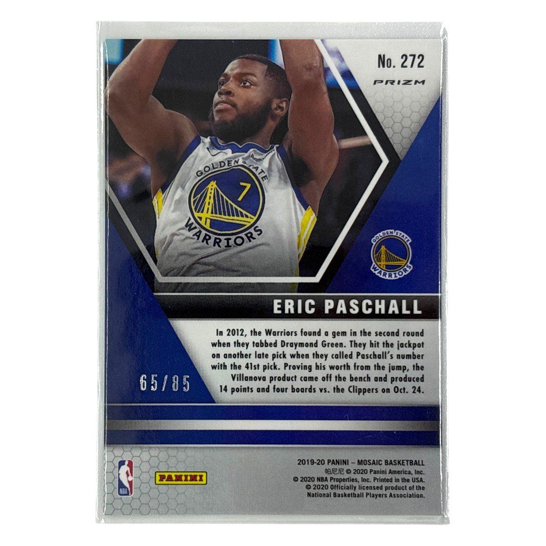 PANINI NBAカード MOSAIC PRIZM ERIC PASCHALL GOLDEN STATE WARRIORS