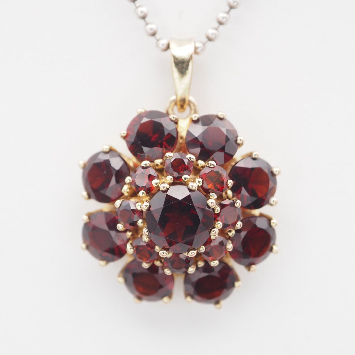 900刻印 ヴィンテージ ガーネット チャーム ペンダントトップ アンティーク 900刻印 ヴィンテージ ガーネット チャーム ペンダントトップ