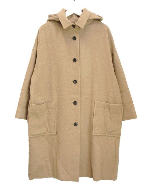 メゾンドソイル maison de soil WOOL DETACHABLE HOODED COAT ベージュ系 I ウール コート フード付き 上着 アウター