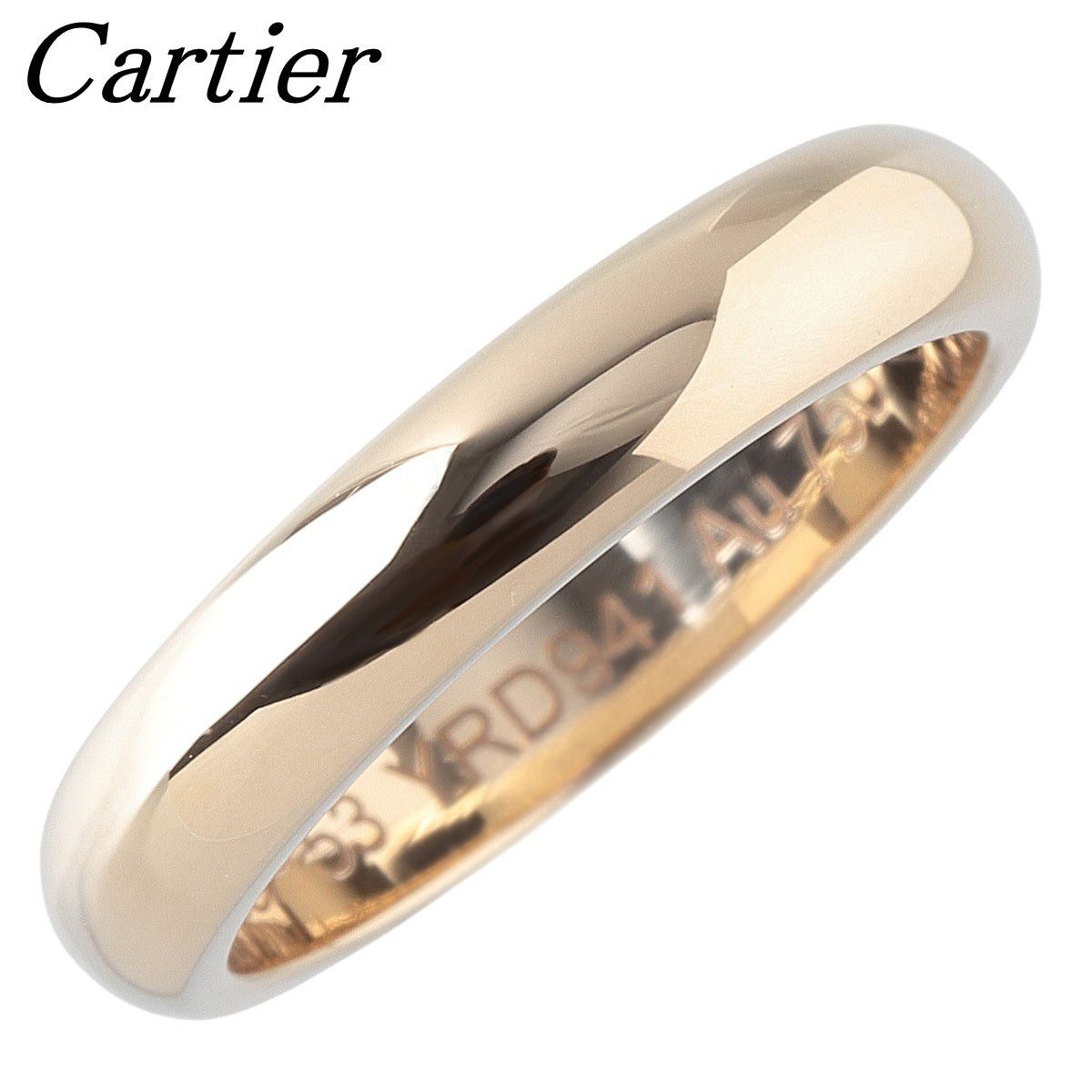 Cartier カルティエ 1895 リング YG Cartier（カルティエ） リング 1895 クラシックウェディング 2.5mm