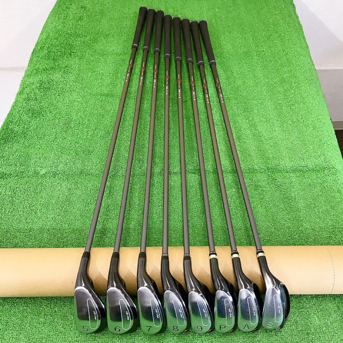ツ41☆プロギア 初代egg IRON PC-01 8本アイアンセット PRGR ぶっ飛び