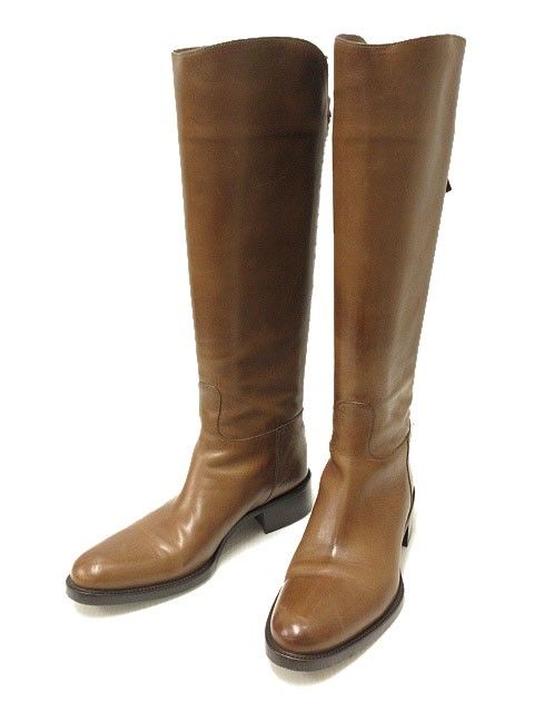 【専用です】サルトル SARTORE バックル ベルト ロングブーツ ブラウン サルトル SARTORE バックベルト ロング ブーツ 36.5 ブラウン系