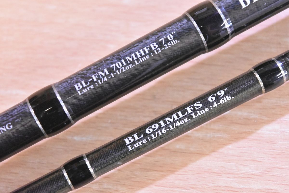 ダイワ ブラックレーベル BL-FM 701MHFB BL 691MLFS 2本セット DAIWA