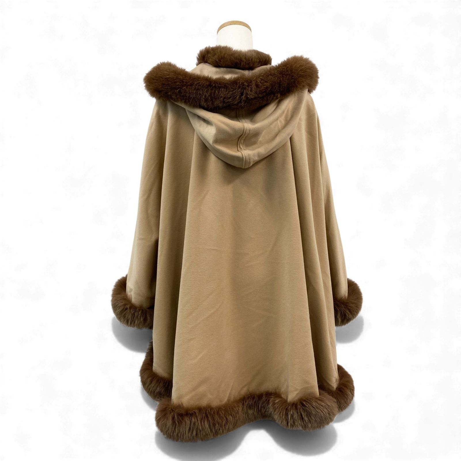 12L15 PIERRE BALMAIN ピエールバルマン カネボウ 総カシミア ポンチョ