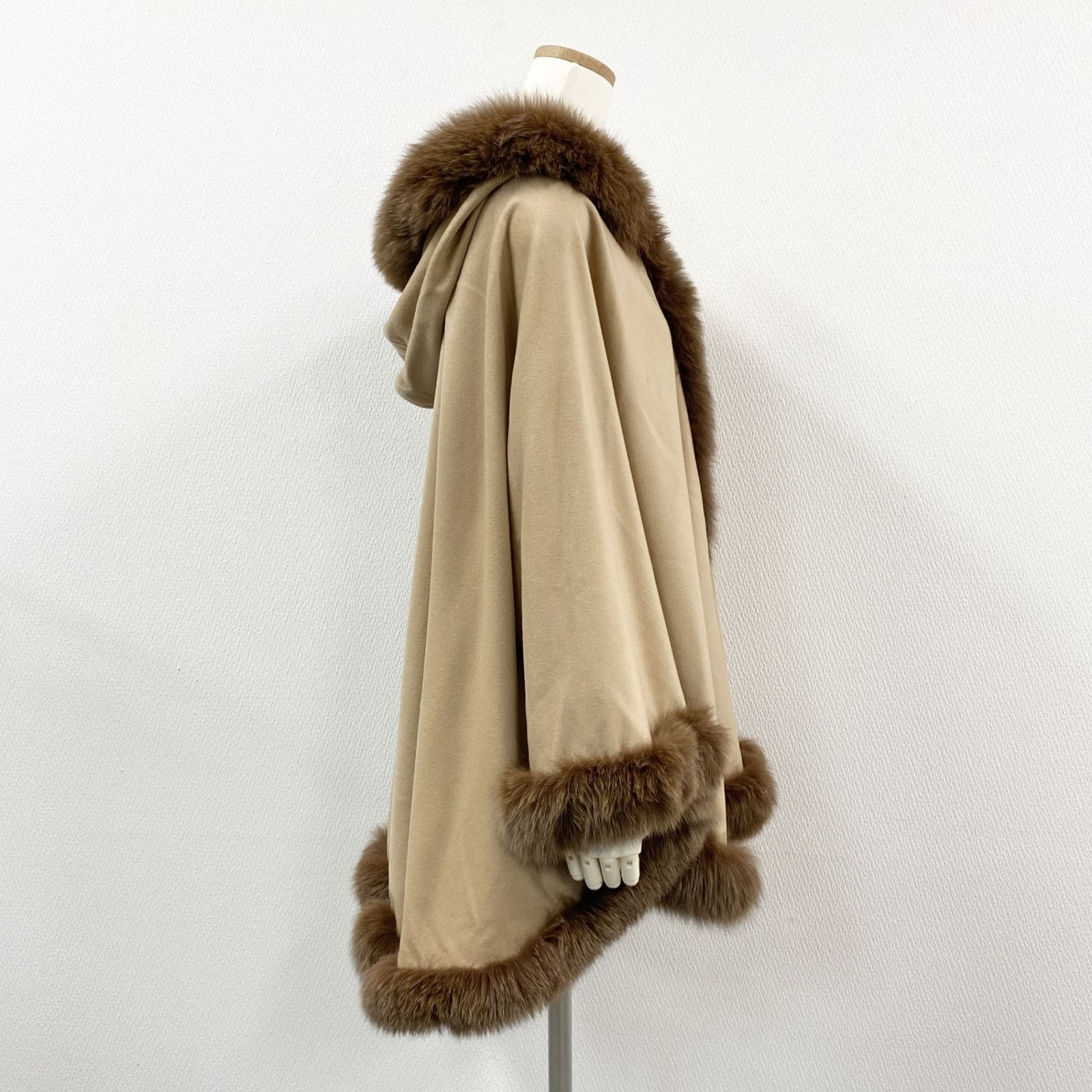 12L15 PIERRE BALMAIN ピエールバルマン カネボウ 総カシミア ポンチョ