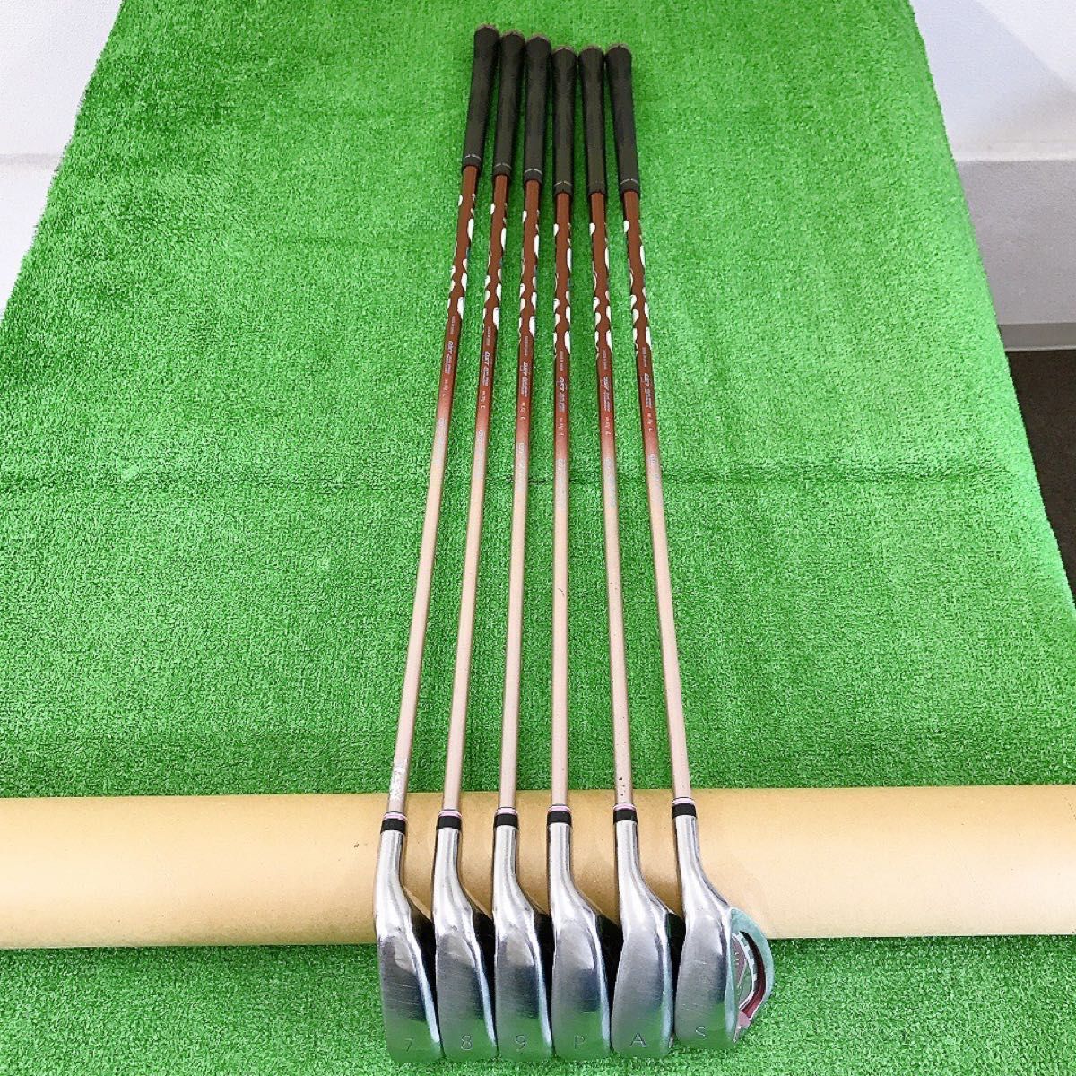 ツ40☆ゼクシオ12 6本レディースアイアンセット L MP1200L ボルドー