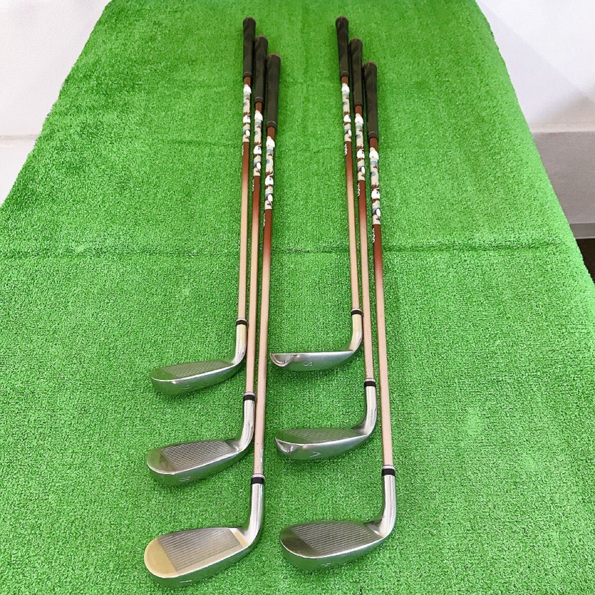 ツ40☆ゼクシオ12 6本レディースアイアンセット L MP1200L ボルドー