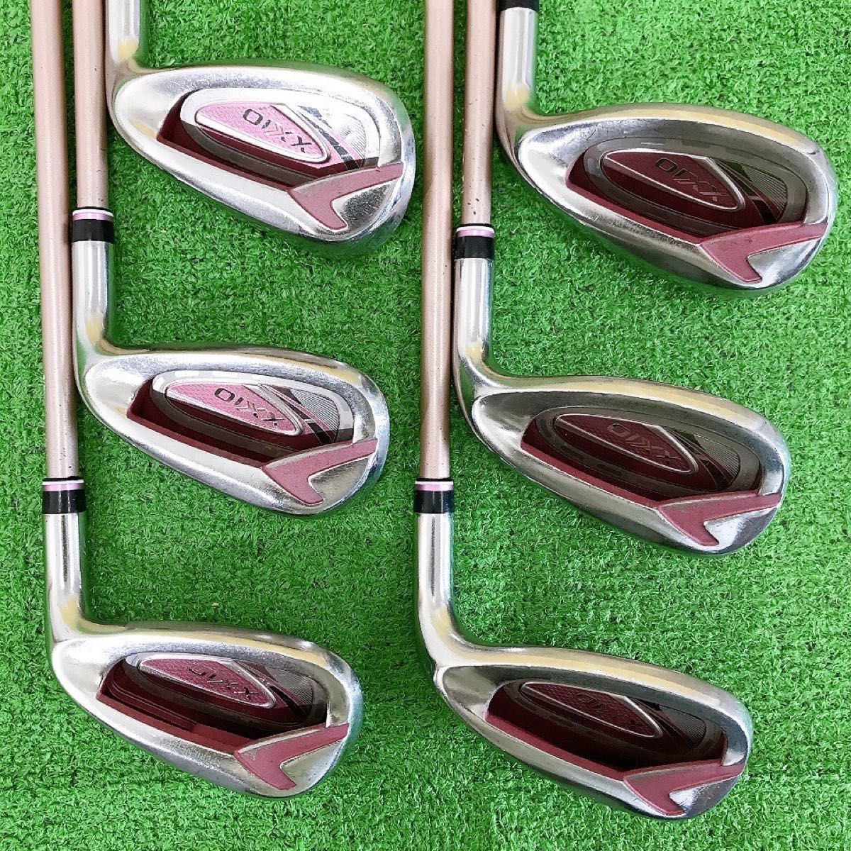 ツ40☆ゼクシオ12 6本レディースアイアンセット L MP1200L ボルドー