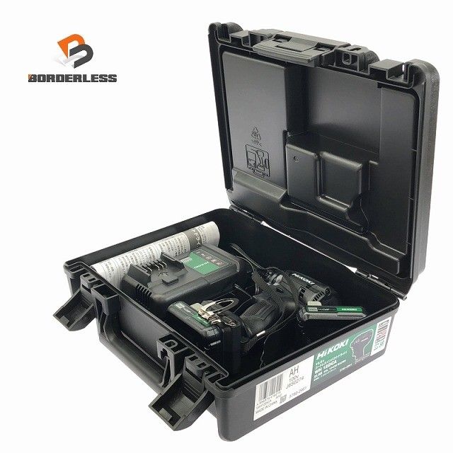 ♥品 HIKOKI ハイコーキ 10.8 V コードレスインパクトドライバー WH 12 DCA 2 LSB バッテリー 4.0 Ah 充電器 ケース付118279