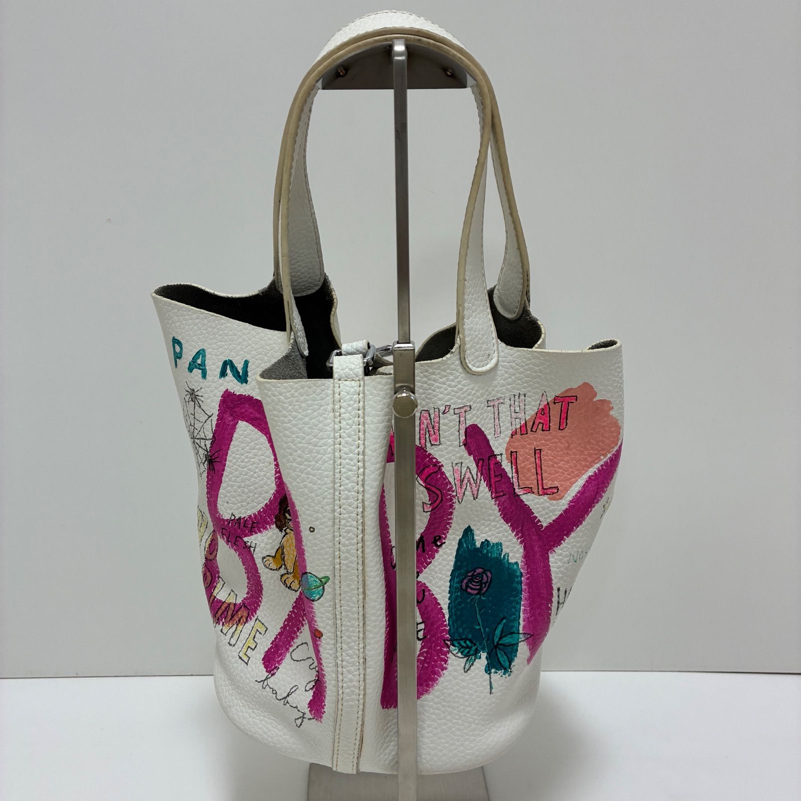 guernika ゲルニカ☆CUBE BAG ハンドペイント キューブバッグ Lサイズ