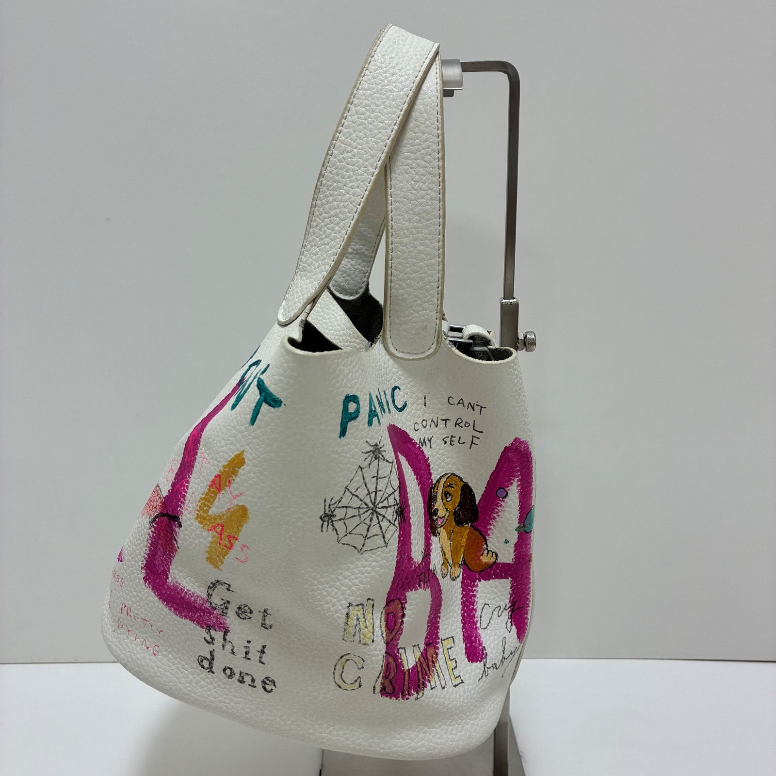 guernika ゲルニカ☆CUBE BAG ハンドペイント キューブバッグ Lサイズ