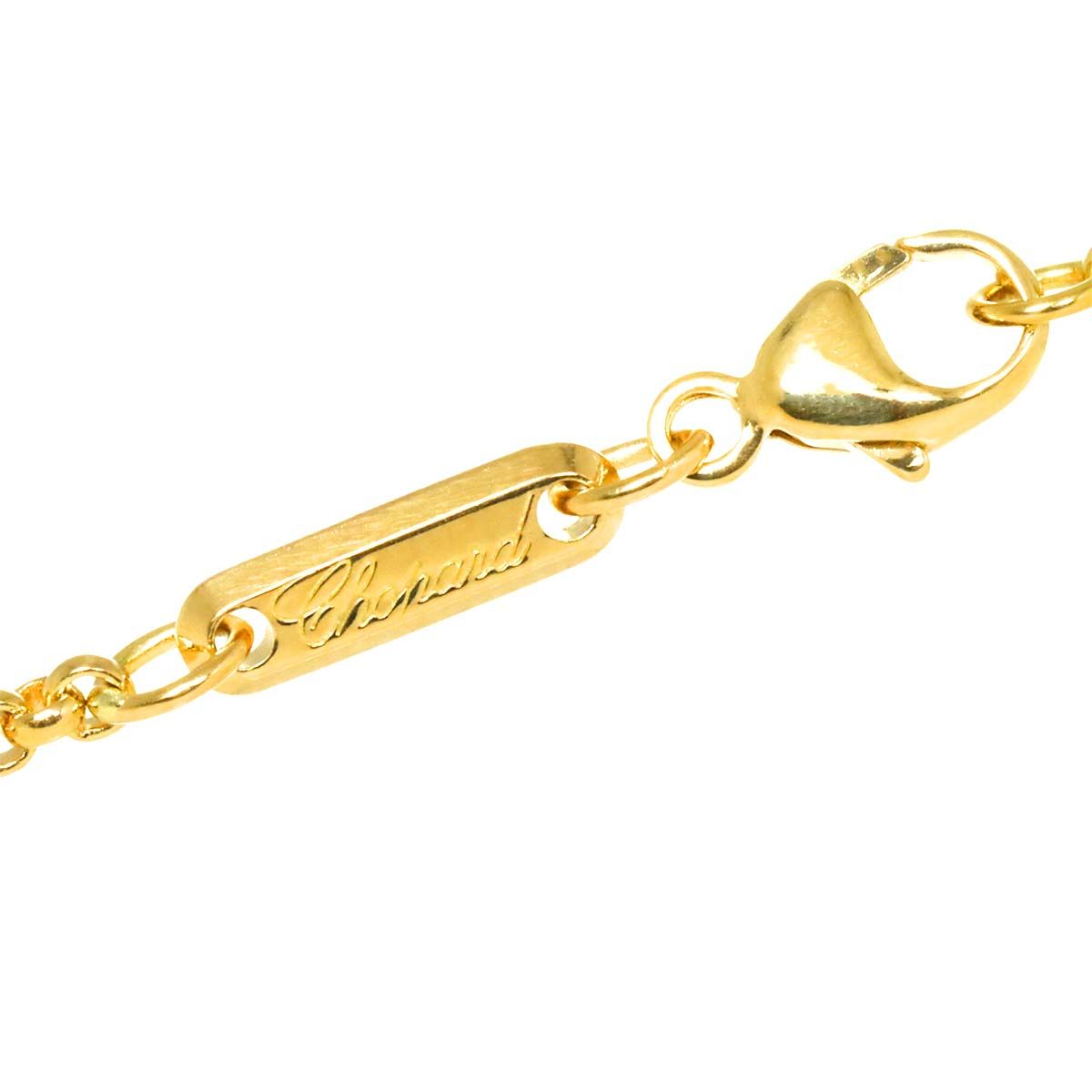 ショパール Chopard ネックレス 42cm K18 YG イエローゴールド 750 