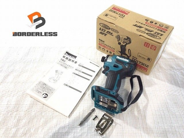 makita マキタ 18 V 充電式インパクトドライバ TD 173 DZ 青 ブルー 本体 パーツ118301