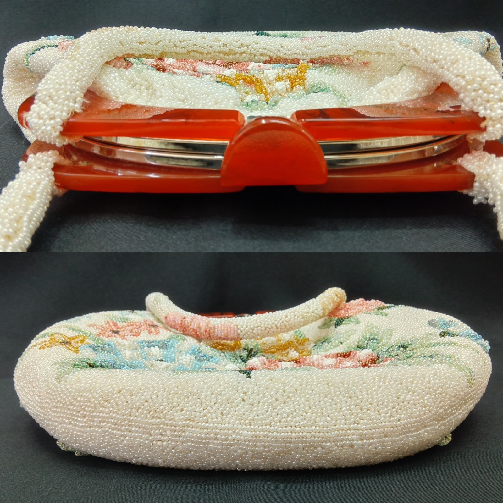 がま口 総ビーズ柄