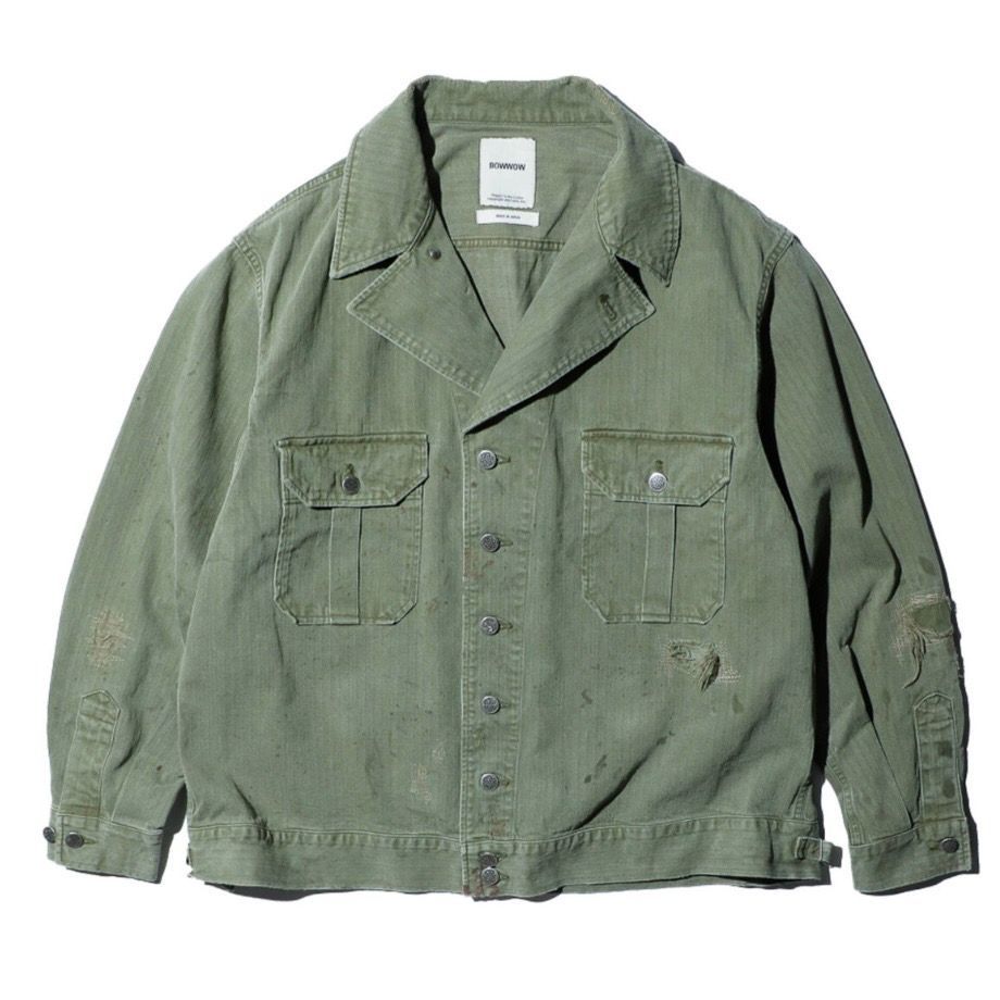 残り1点！【新品未使用】BOWWOW M41 HBT JK BW242-M4HJ 軍用 