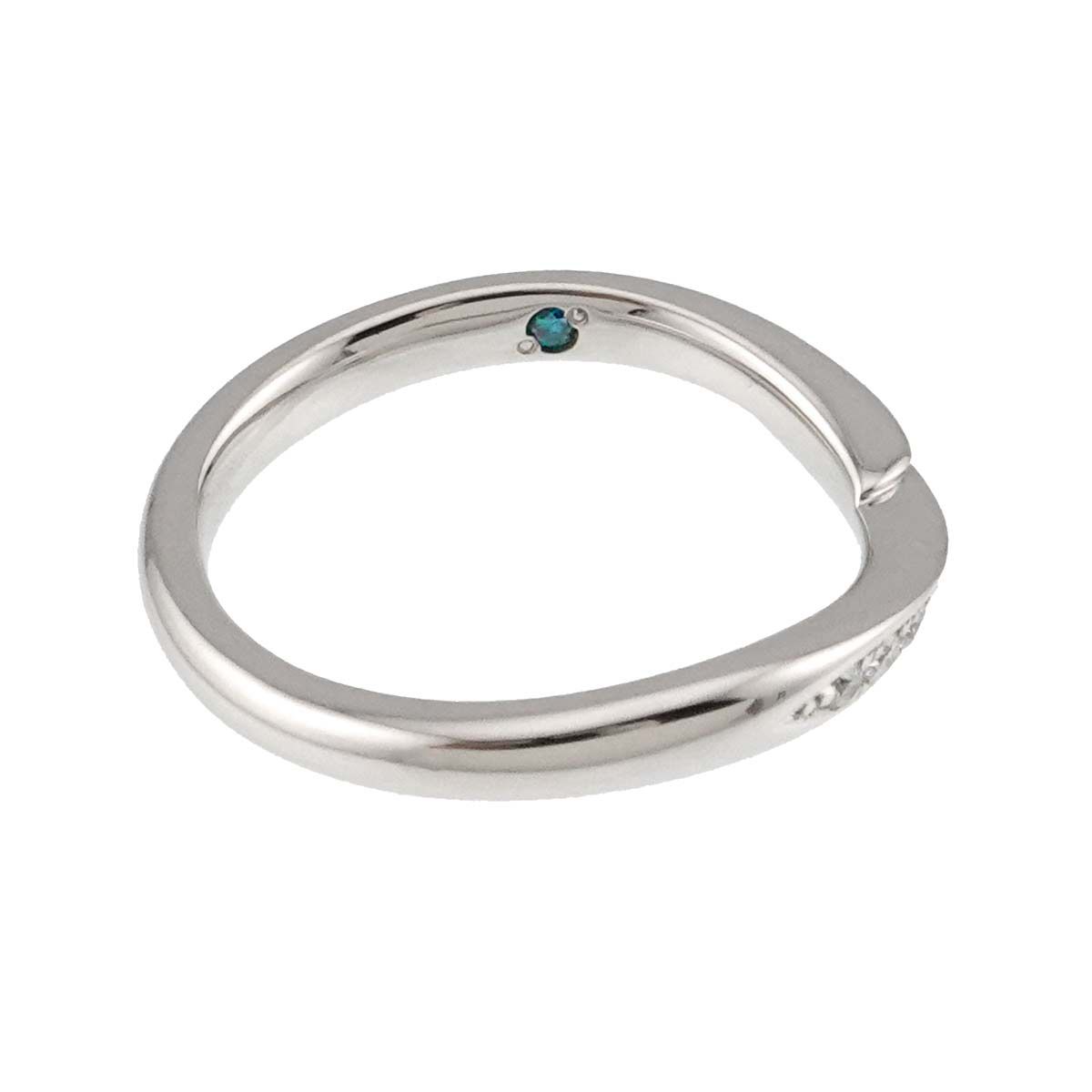 俄 NIWAKA ニワカ 祈り INORI 5.5号 リング ダイヤ Pt プラチナ 指輪