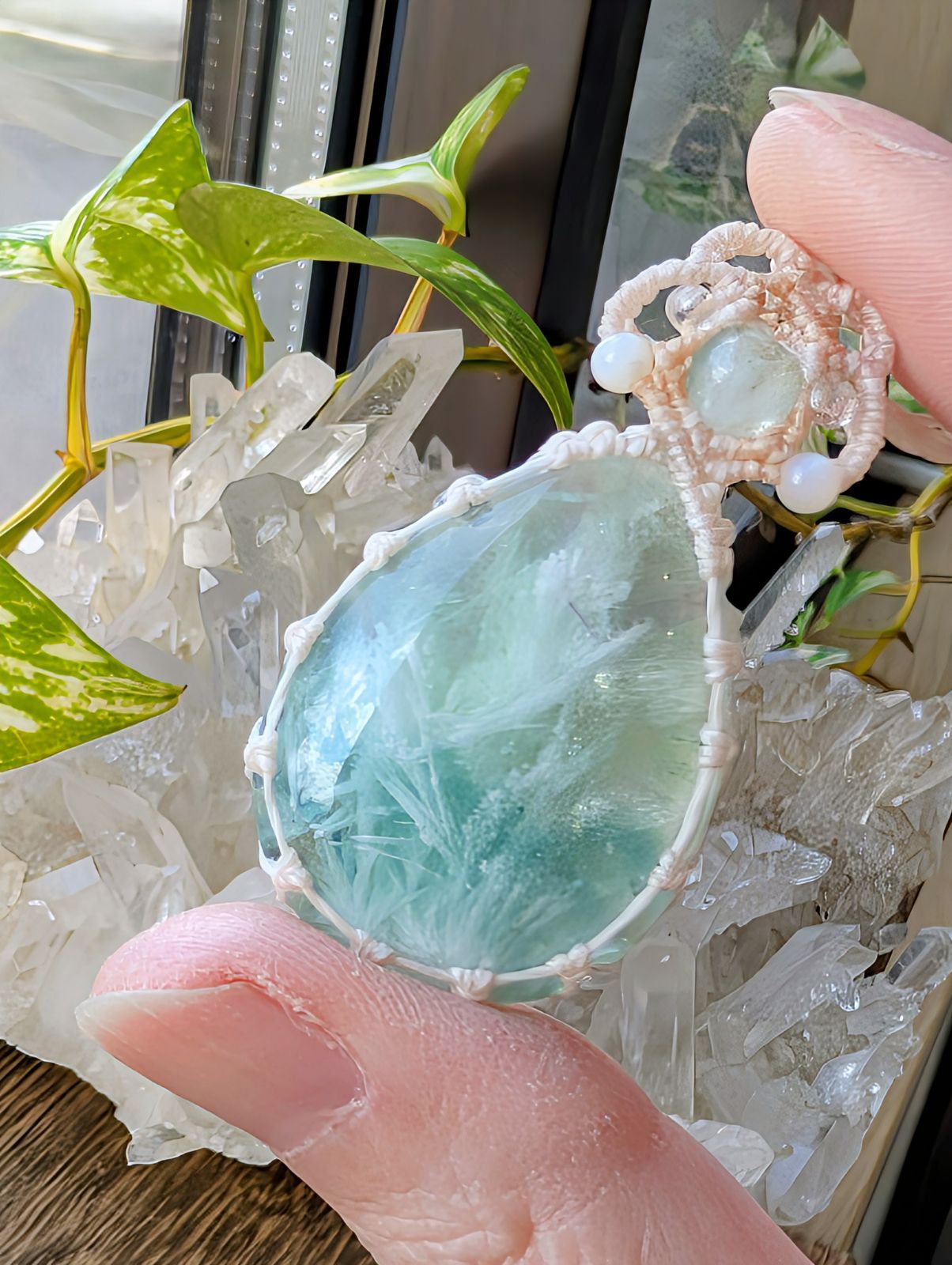 489 天然石ネックレス