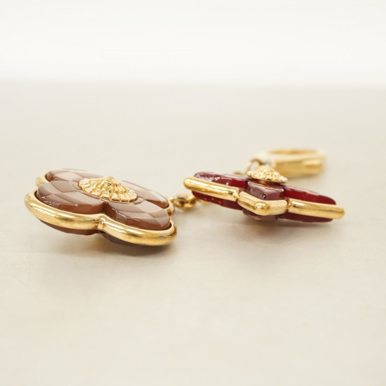  ルイ ヴィトン Louis Vuitton キーホルダー ビジューサックモザイク M 66882 ゴールド ブラウン レッドレディース キーホルダー キーリング 小物