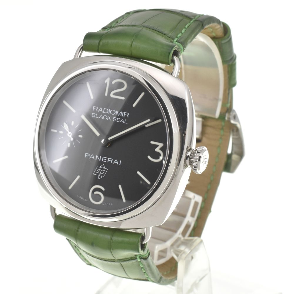 パネライ PANERAI ラジオミール ブラックシール 手巻き メンズ D 142163