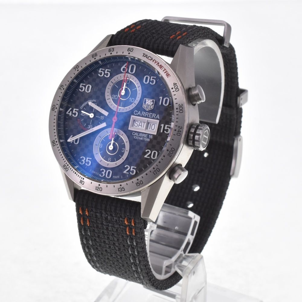 タグホイヤー TAG HEUER CV 2 A 80.FC 6256 カレラ タキメーター クロノグラフ デイデイト メンズ 保証書付き D 141718