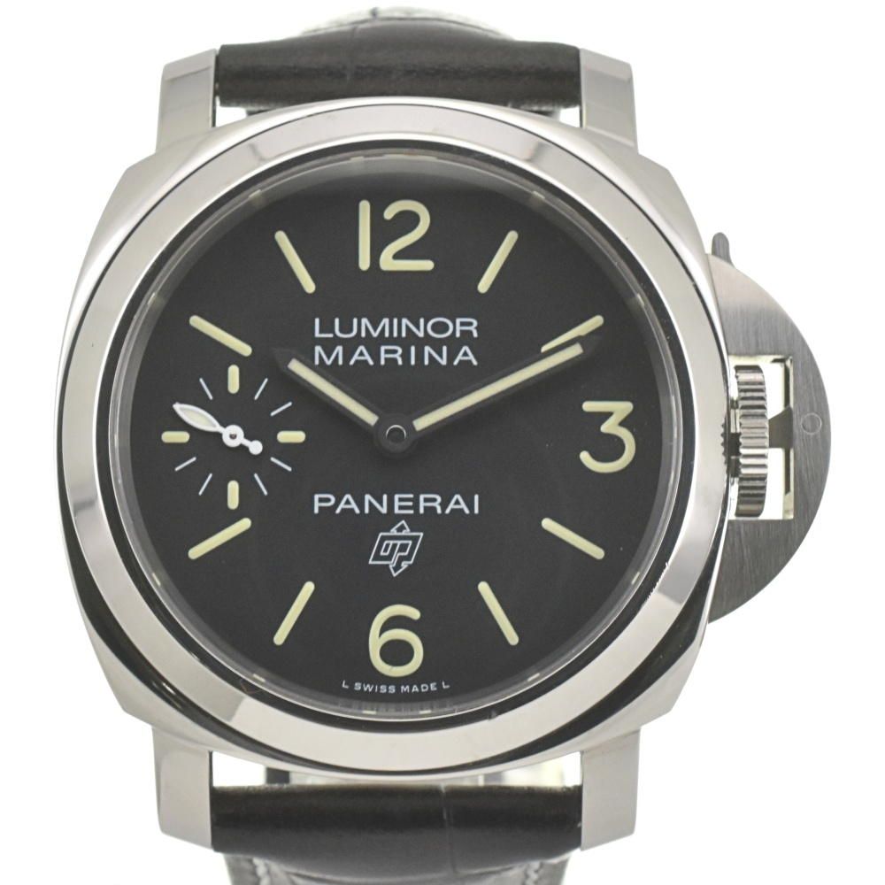 パネライ PANERAI ルミノール マリーナ ロゴ 3デイズ アッチャイオ 手巻き メンズ D 142166
