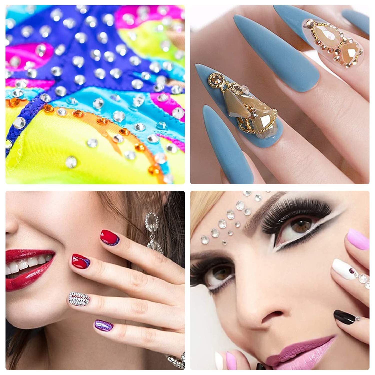 ラインストーン ネイル クリスタル ネイルパーツ （?8000PCS ）ネイル