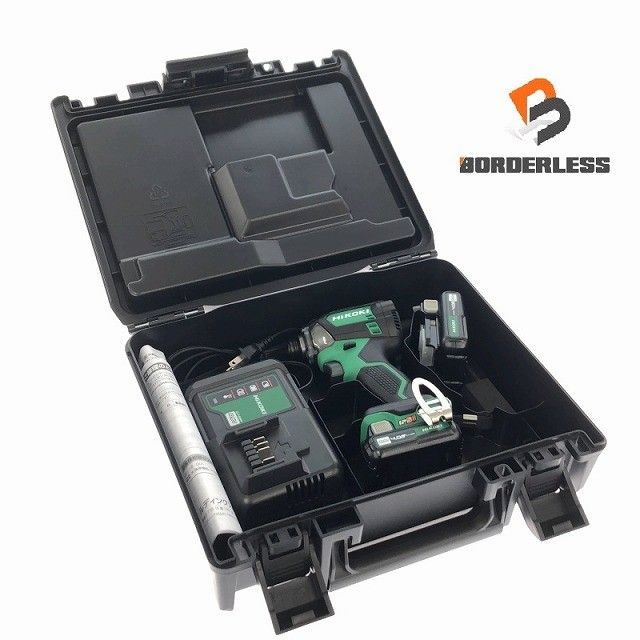 HiKOKI ハイコーキ 10.8 V コードレスインパクトドライバー WH 12 DCA 2 LS バッテリ 4.0 Ah 充電器 ケース付 充電式118825