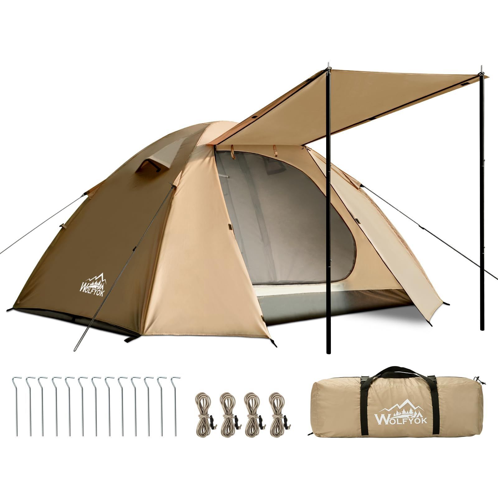 テント 2人用 1人用 3人用 幅広い内室-通風 携帯超軽量 簡単設営 前室あり 耐水圧4000 mm 防蚊ネット付き 自立式 二重層構造 コンパック収納 ファミリー ドームテント ツーリングドーム キャンプ アウトドア 防風防雨防雪 登山 釣り 防災用