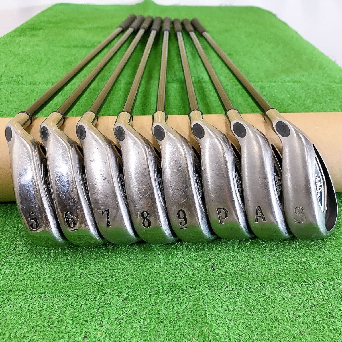 ツ42☆キャロウェイ ホークアイVFT 8本レディースアイアンセットL