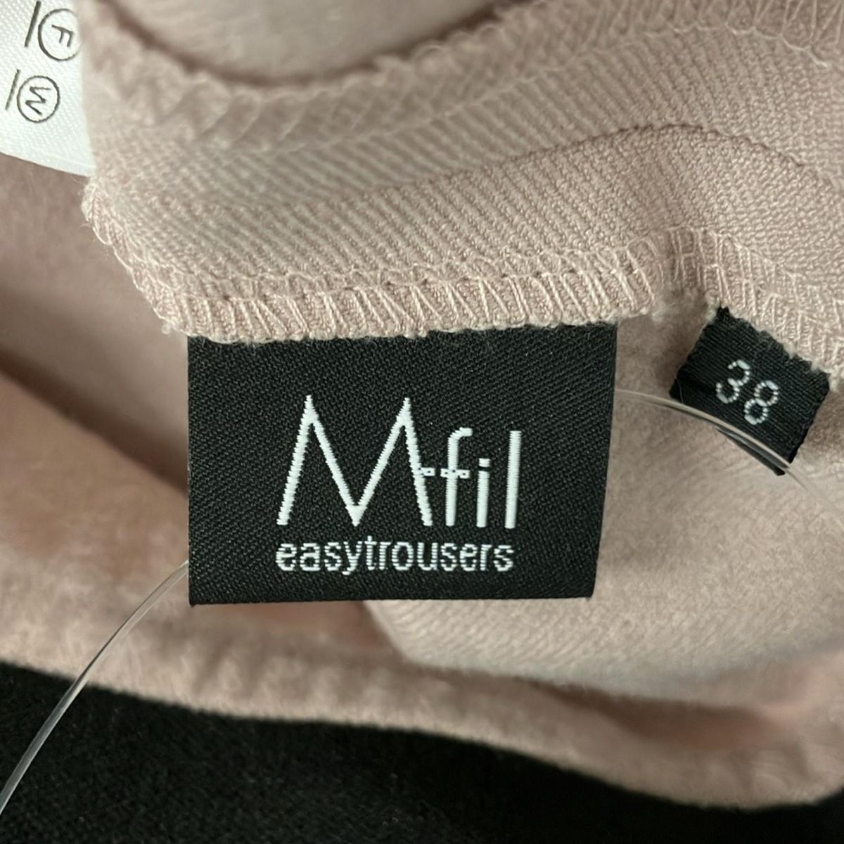  M Fil エムフィル パンツ サイズ38 レディース ライトピンク フルレングス ウエストゴム その他 パンツ
