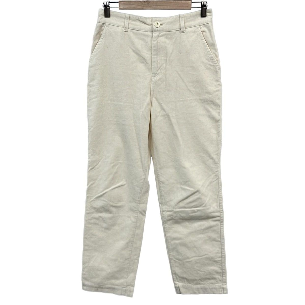 pristine プリスティン パンツ サイズM レディース 白 フルレングス コーデュロイ