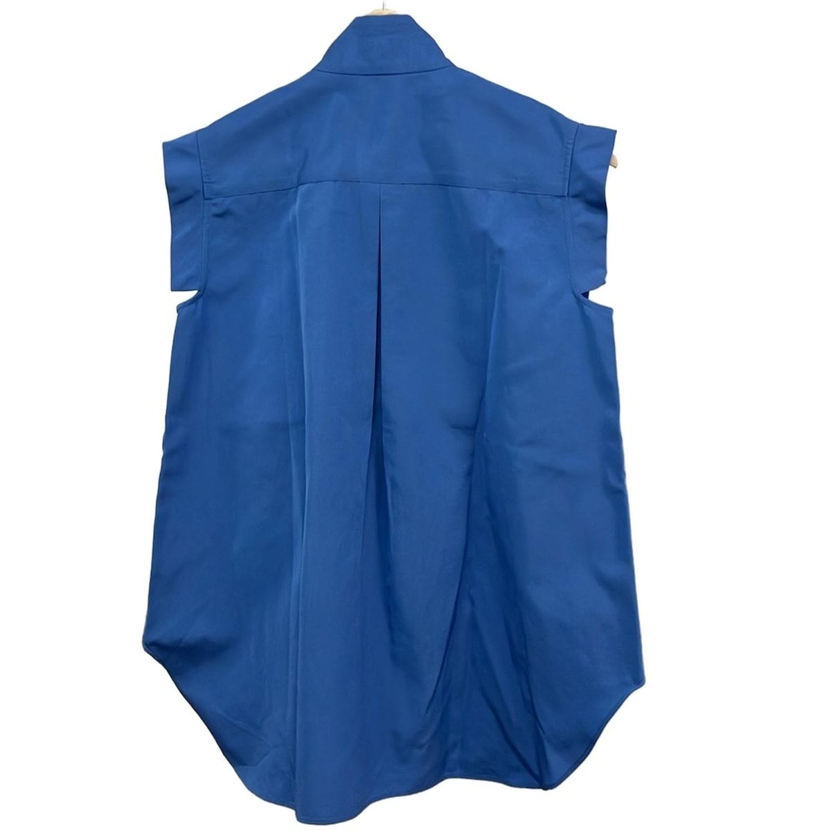 M Fil エムフィル ノースリーブシャツブラウス サイズ38 レディース - ブルー