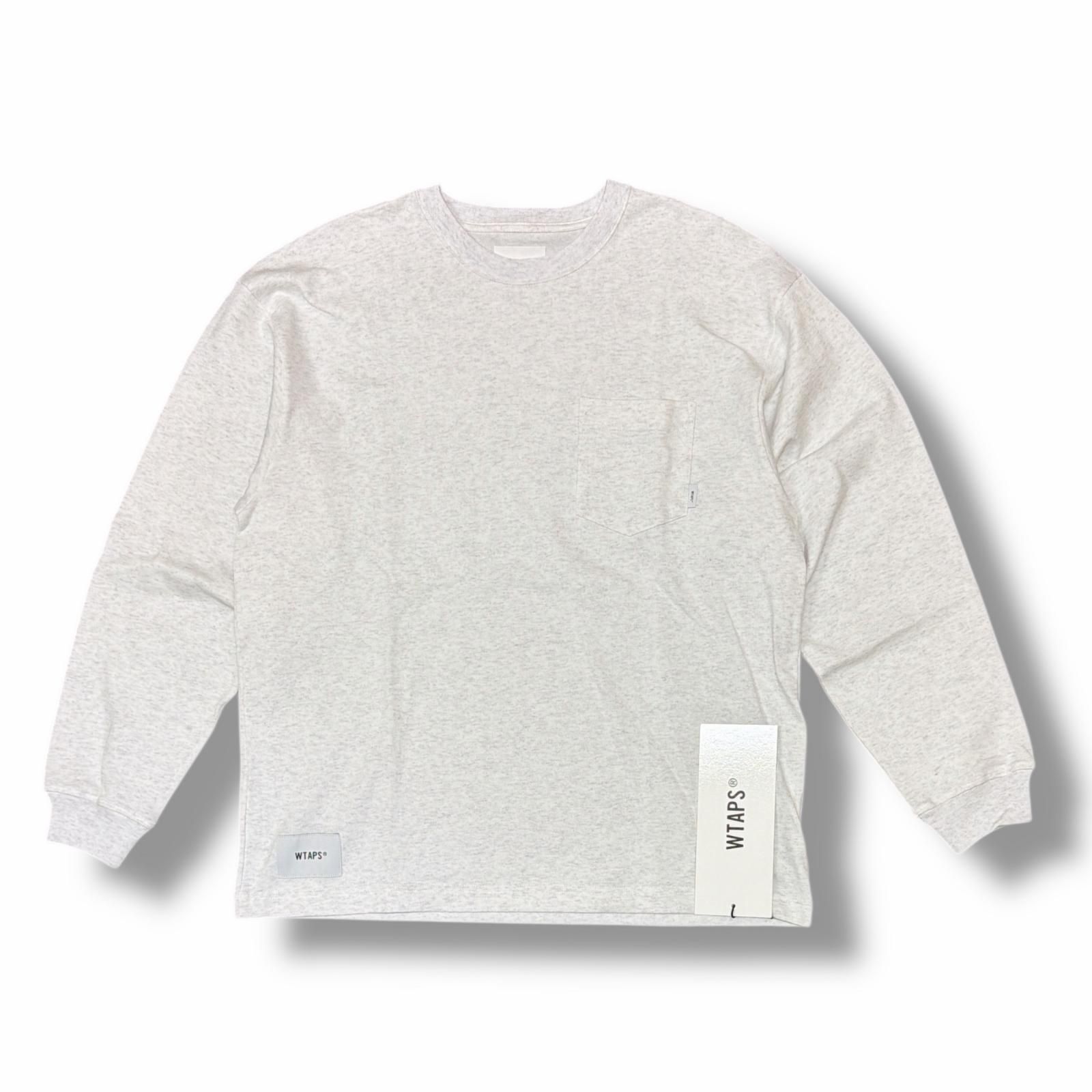 WTAPS 長袖カットソー ホワイト ポケット付き
