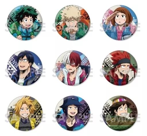 キャラクターグッズセット ピンズ・缶バッジなど80点セット 中古】バッジ・ピンズ(キャラクター) 全9種セット 「僕のヒーロー