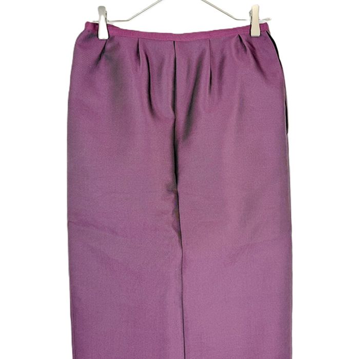 ラップ風ロングスカート ウエストリボン