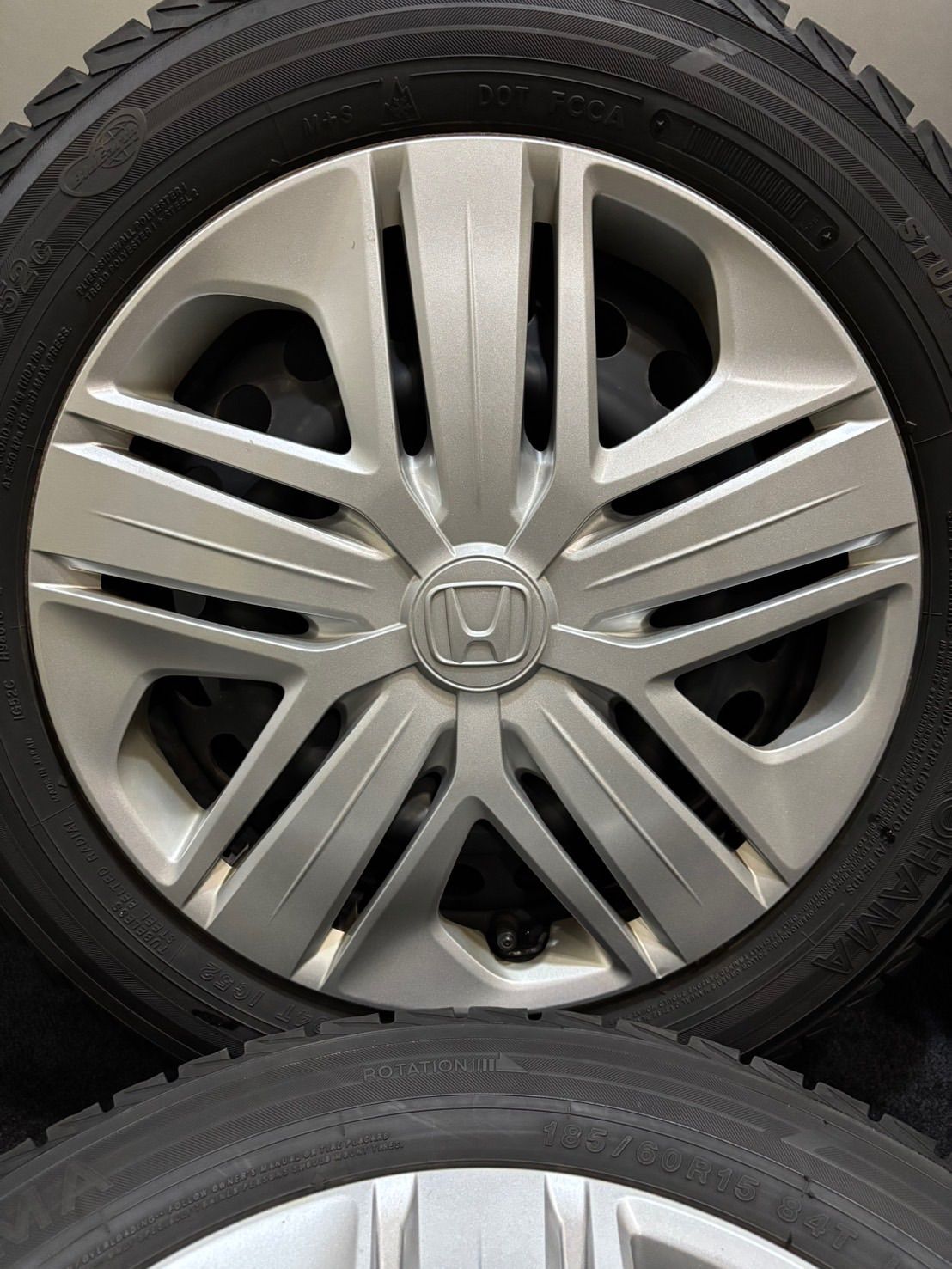 185 60 R 15 ice GUARD iG 52 c 22年 ホンダ スチール 15インチ 6 J 50 100 4 H スタッドレス 4本 フィット グレイス 南4 L 71