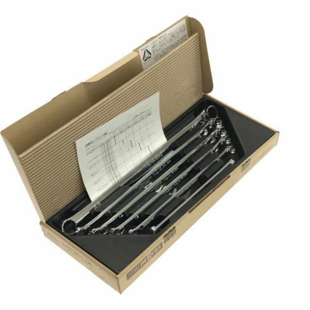 ♥品 KTC ケーティーシー nepro ネプロス 超ロングストレートメガネレンチセット 6本組 120627