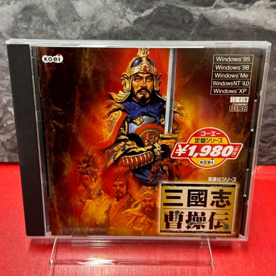 三國志曹操伝 コーエー シリーズ Windows 95 98 Me XP CDソフト 説付き