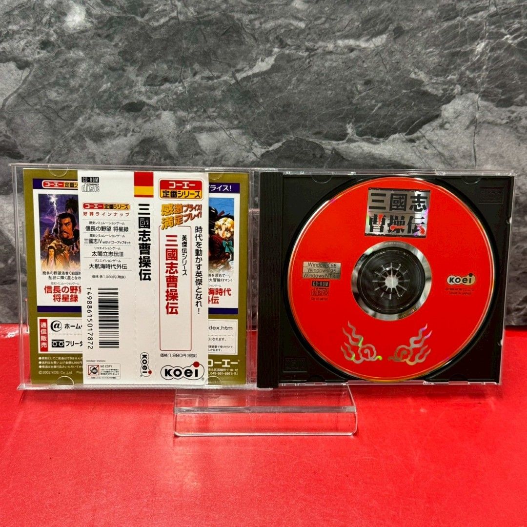  三國志曹操伝 コーエー シリーズ Windows 95 98 Me XP CDソフト 説付き その他 テレビゲーム
