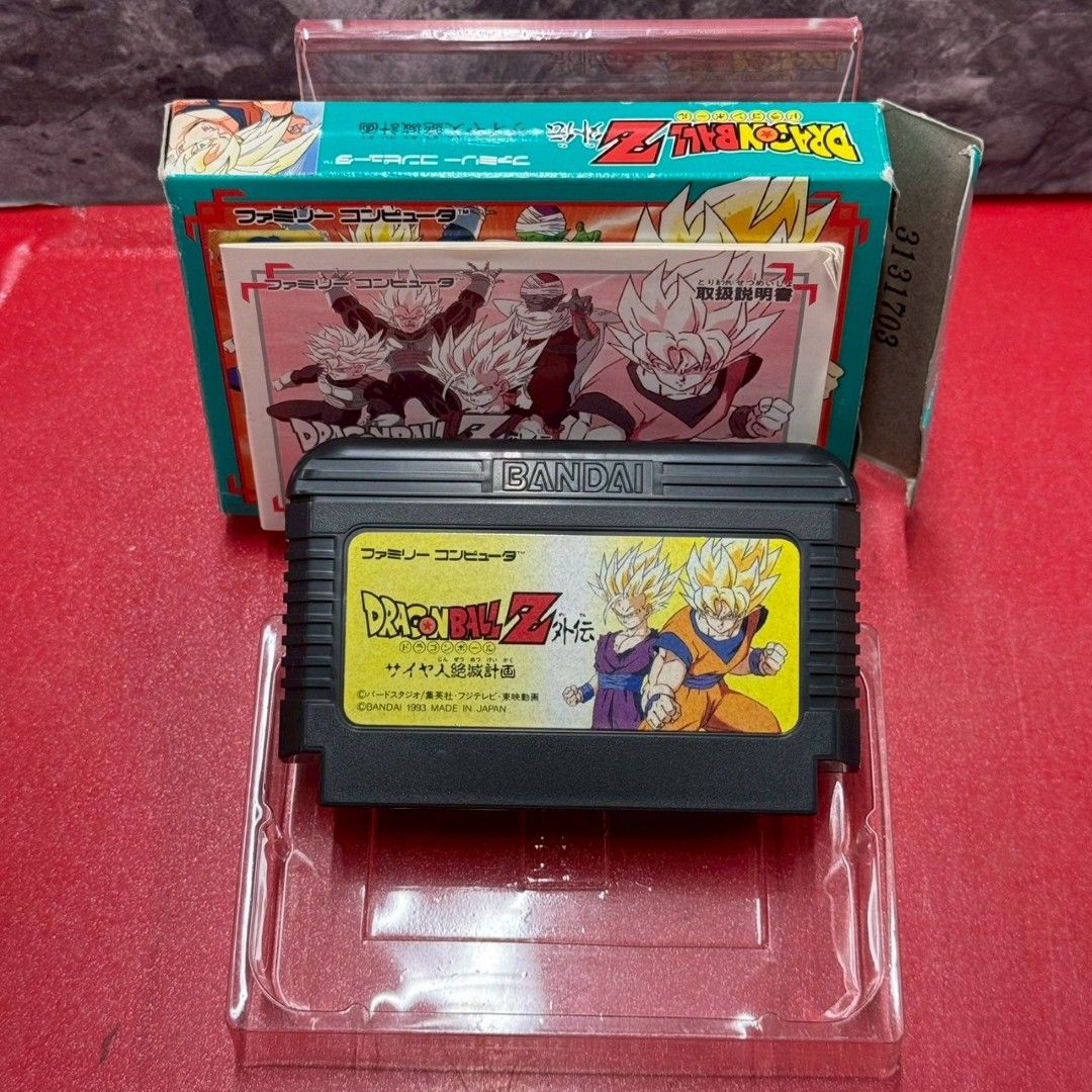 □ドラゴンボールZ外伝 サイヤ人絶滅計画 ファミコンソフト 箱説付き
